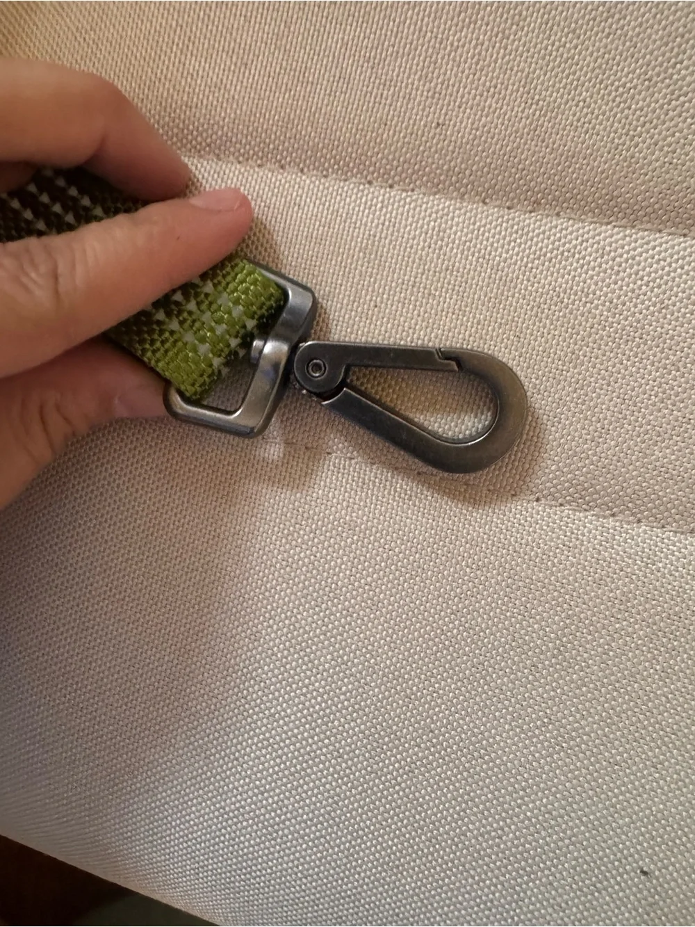 Carhartt Olive Green Dog Leash with Metal Clips